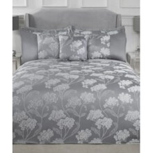 Blossom Duvet Set Single Bed Silver