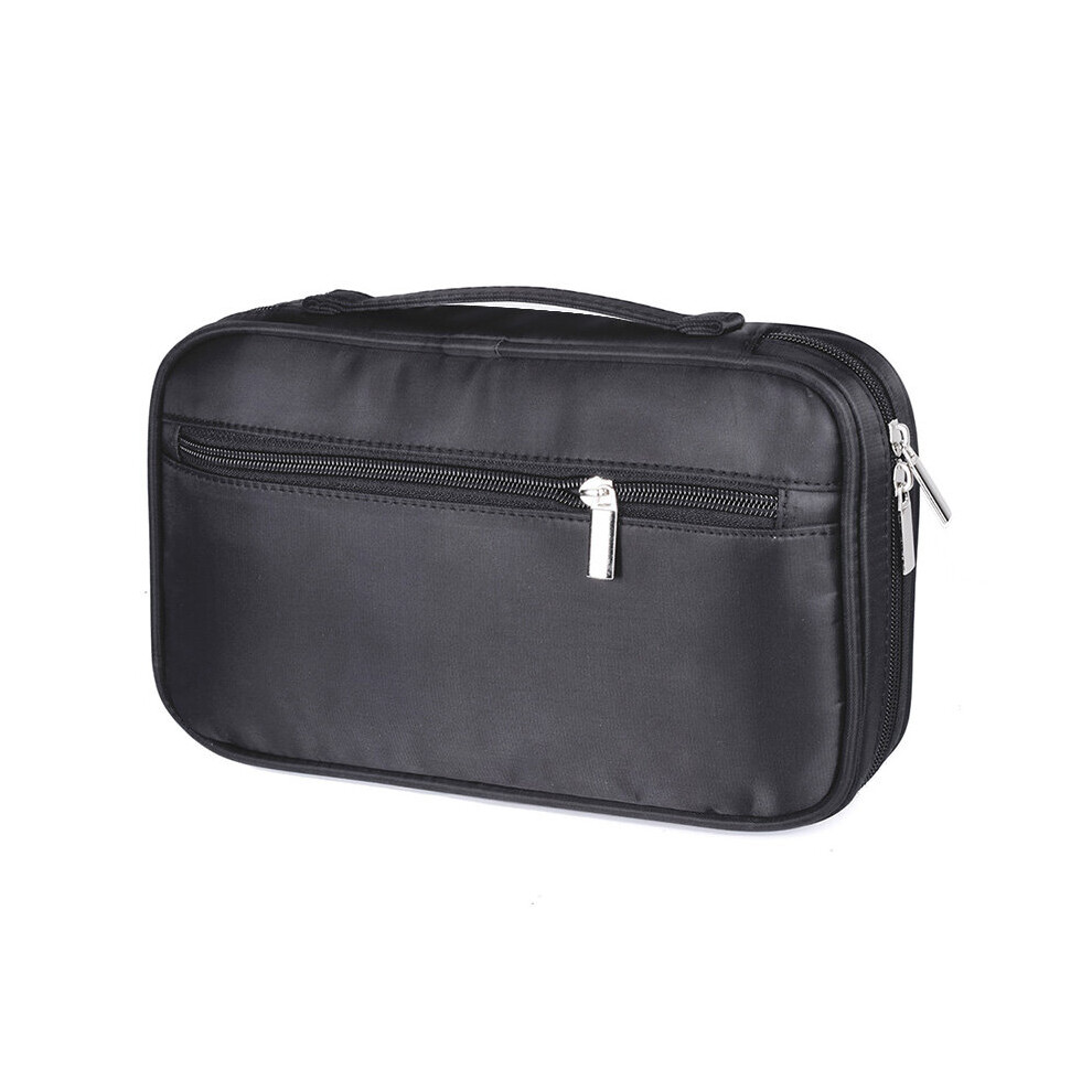 Brown Travel Cosmetic Bag Organizer Beauty Case For Women Waterproof Professional Girls Makeup Bag Zipper Handbag