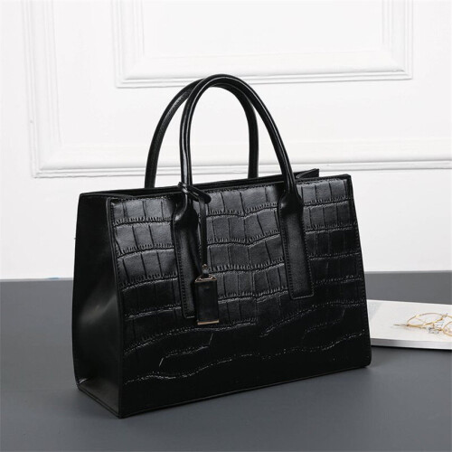 Handbag Women Handbags Crocodile Pattern Big Bag