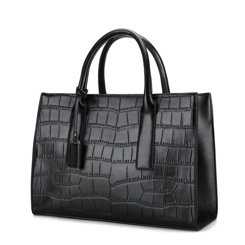 Handbag Women Handbags Crocodile Pattern Big Bag 1