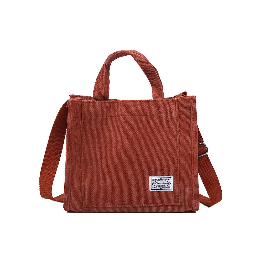 Women Corduroy Zipper Shoulder Bag Small Cotton Canvas Handbag Casual Tote Female Eco Crossbody Bag Vintage Messenger Bags-image-OPC-PBV2QHJ-NEW