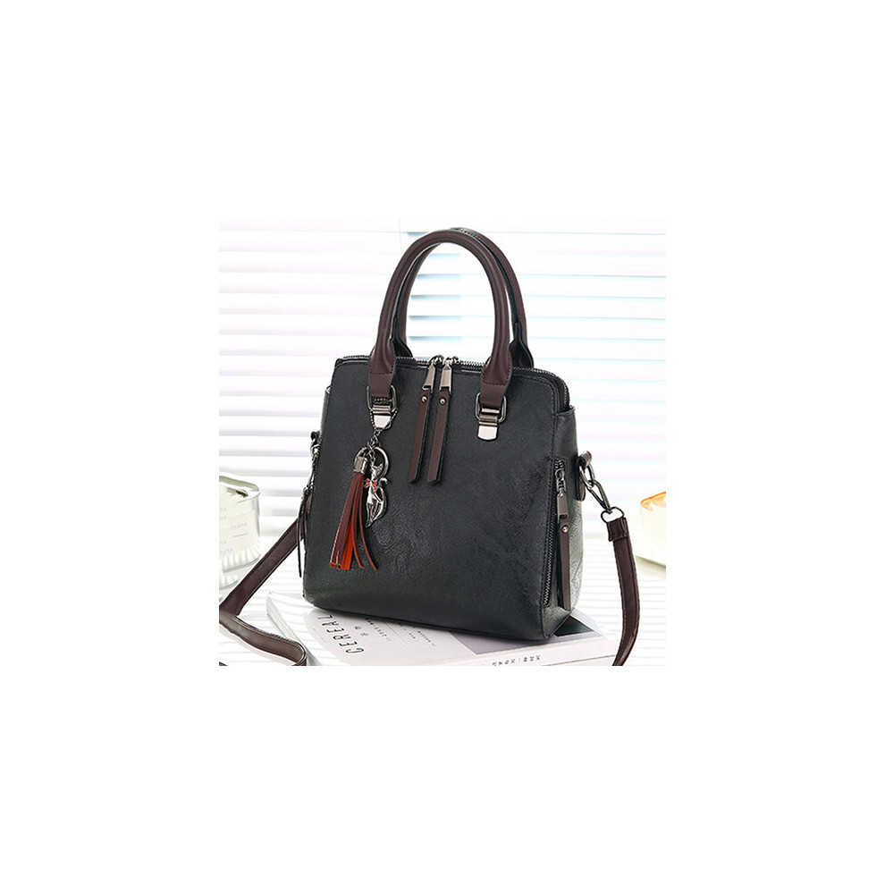 Vintage Women Leather HandBags Ladies Messenger Bag Totes Tassel Crossbody Shoulder Bag Boston Hand Bags Hot-image-OPC-PBV2TT8-NEW