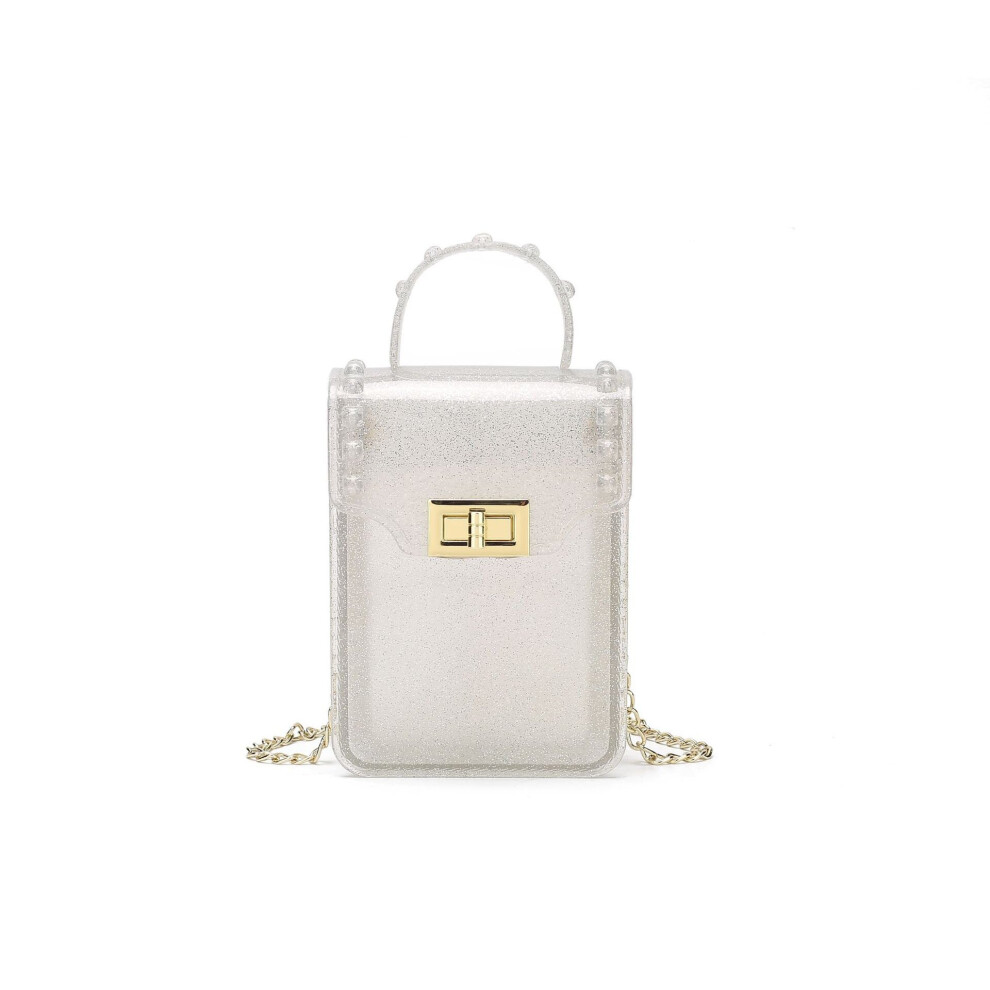 High Bling PVC Frosting Mini Shoulder Bag for Phone Purse Women Jelly Bag Girls Candy Colors Messenger Bag-image-OPC-PBV2W5N-NEW