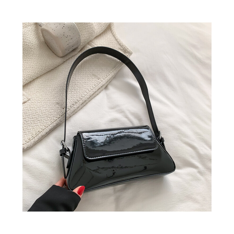 Women Bags High Desing Flap Bagute Bag Bling Leather Handbags For Women Silver Pink Ladys Shoulder Bag-image-OPC-PBV2SYV-NEW