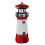 LED Solar Lighthouse Sensor Beacon Rotating Lamp Statue Garden Outdoor 4