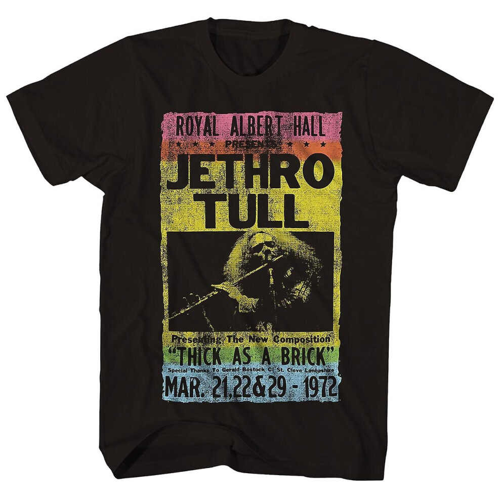 (XL) Jethro Tull T Shirt Royal Albert Hall (1972) Jethro Tull Shirt