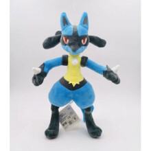 (Blue ) 30CM Lucario Plush Toy Stuffed Soft Doll