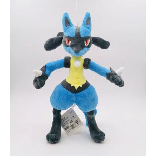 (Blue ) 30CM Lucario Plush Toy Stuffed Soft Doll