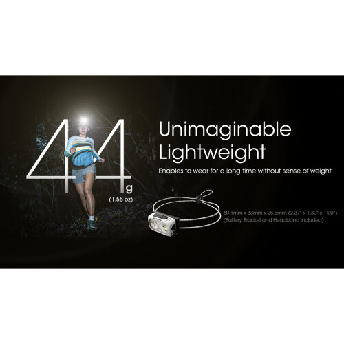 Nitecore NU21 ( Black ) USB Charge 360 Lumens LED Headlight Headlamp 1
