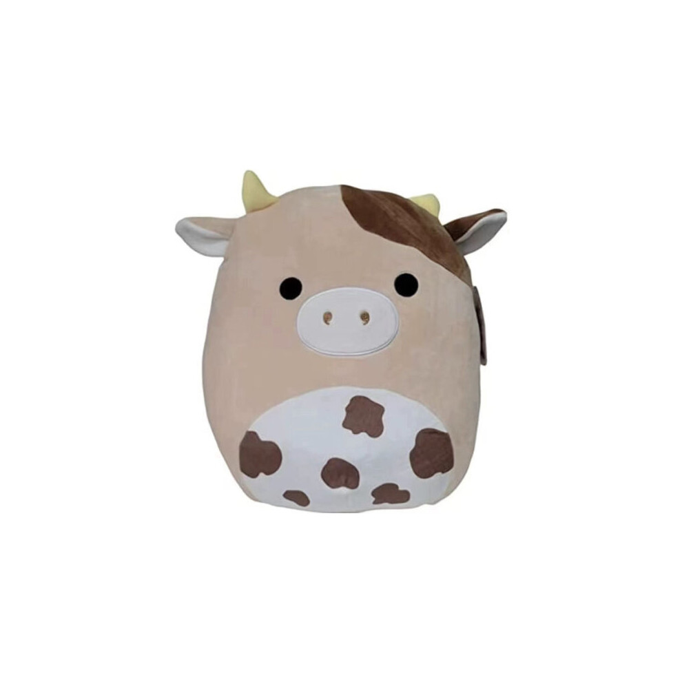 (Brown Cow) Stuffed Toy Cow Plush Doll Animal Pillow Birthday Gift Home Decor