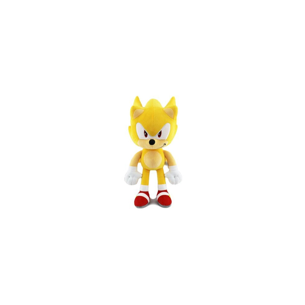 (Super Sonic) Sonic The Hedgehog Shadow Super Sonic Plush Doll Toy Kids Gifts