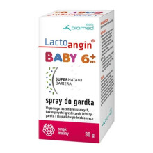 Lactoangin Baby, throat spray, raspberry flavour, over 6 months, 30 g