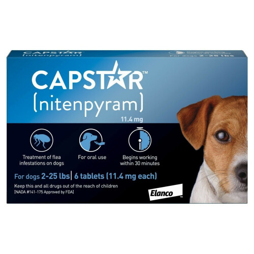 Capstar Capstar Flea Treatment Tablet for Medium and Large Dogs 6 Pack 1