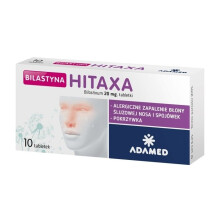 Bilastine Hitaxa 20 mg, allergy 10 tablets