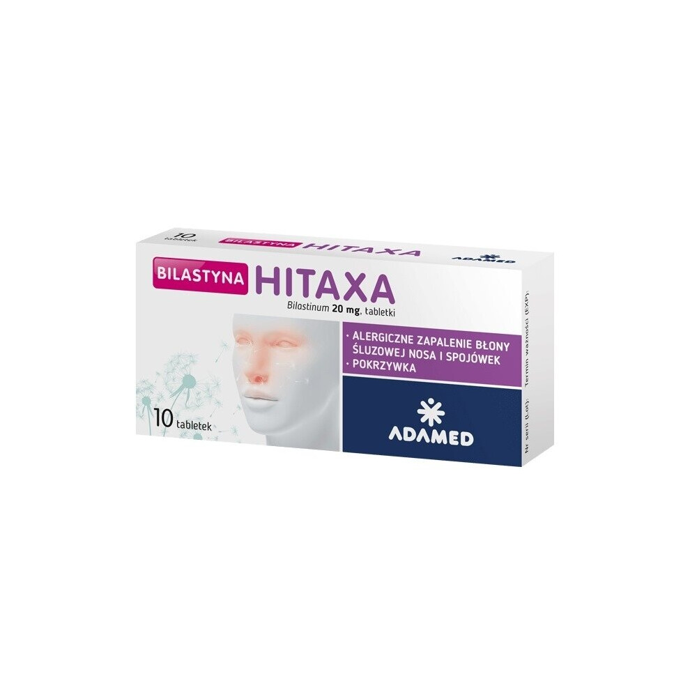 Bilastine Hitaxa 20 mg, allergy 10 tablets