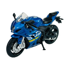 MSZ Suzuki GSX-R1000 Blue 1:18 Motorcycle New in Box Die Cast