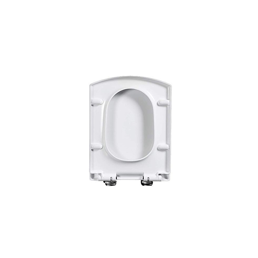 Toilet Seats Multifunctional Quiet Close PP Material Rectangle Type Thicken Mute Slow Down Detachable Bathroom Accessories