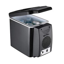 Auto Hot Cold Portable Electric Cool Box Car Mini Refrigerator Lightweight Insulated Cooler Box Container camping coolbox 6L 12V