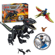(Style B) Large Dinosaur Figure Big Size Indominus T Rex Blocks  Fit Lego Toys