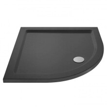 Harper Quadrant 800mm Shower Tray Slate Grey