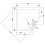 NES Home Harper 900mm Quadrant Shower Tray Slate Grey Modern Polyurethane Resin 2