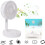 Cordless Folding Fan Cooling Wireless Portable Rechargeable Fan 5