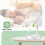 Cordless Folding Fan Cooling Wireless Portable Rechargeable Fan 10