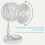 Cordless Folding Fan Cooling Wireless Portable Rechargeable Fan 6