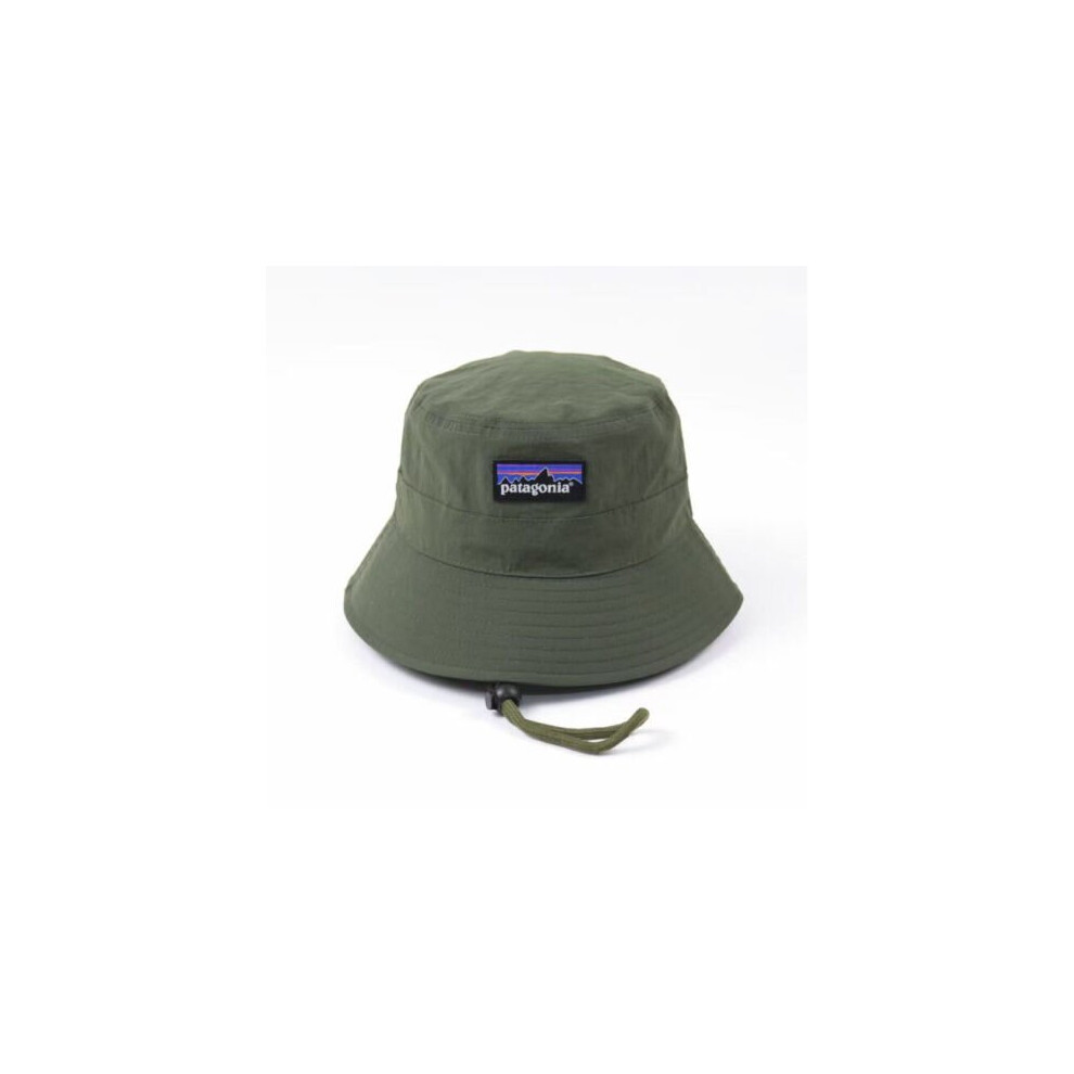 (Military Green) Unisex Patagonia Bucket Hat Summer Outdoor Beach Men Women Fisherman Cap