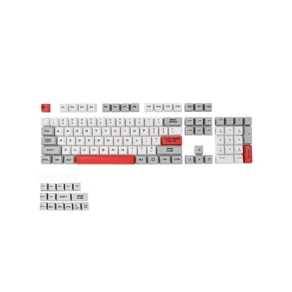 119 Keys Readson PM PBT Keycap Set OEM Profile Sublimation Game Custom Keycaps for Mechanical Keyboards