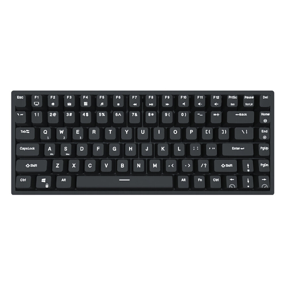 (, Switch) 84 Keys Triple Mode Mechanical Gaming Keyboard Connection Wireless Bluetooth 5.0 2.4Ghz Black/Red 6112212786482
