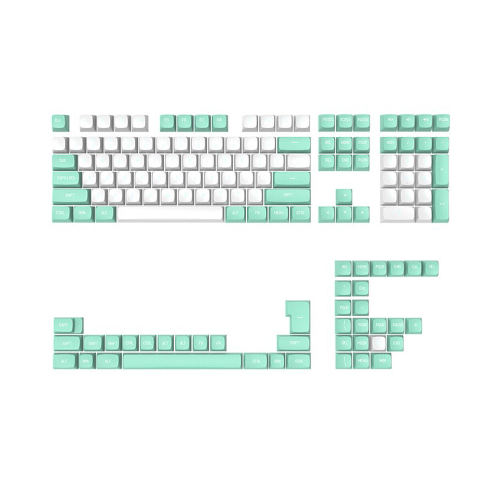 (Summer Sky) 148 Keys Mechanical Keyboard PBT Double Color Injection Keycap Set Custom Keycaps