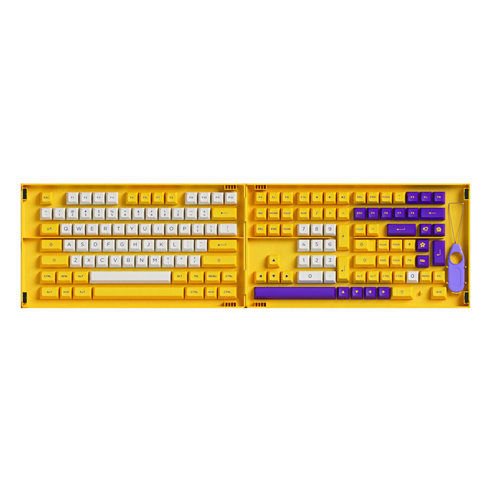 (Los Angeles) 158 Keys Ballcap Keycap Set Asa Profile Pbt Two Color Molding Keycaps For Mechanical Keyboards 6112212794609