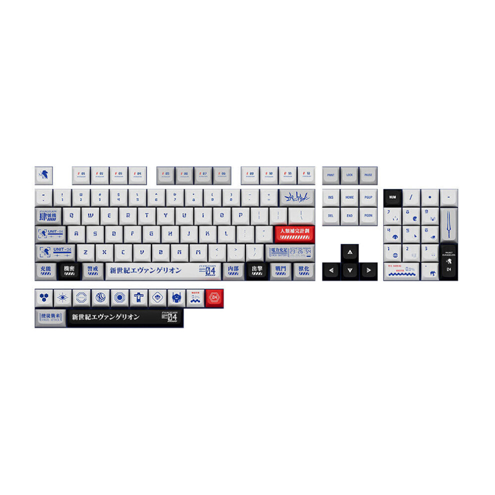 116 Keys Keycap Set XDA Profile PBT Sublimation Custom Keycaps for Mechanical Keyboard