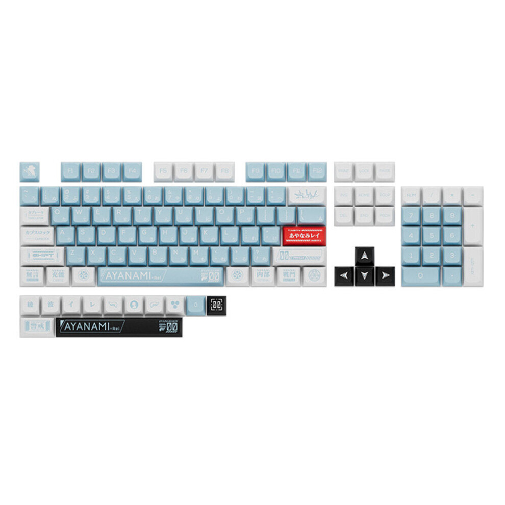 116 Keys Keycap Set XDA Profile PBT Sublimation Japanese Custom Keycaps for Mechanical Keyboards