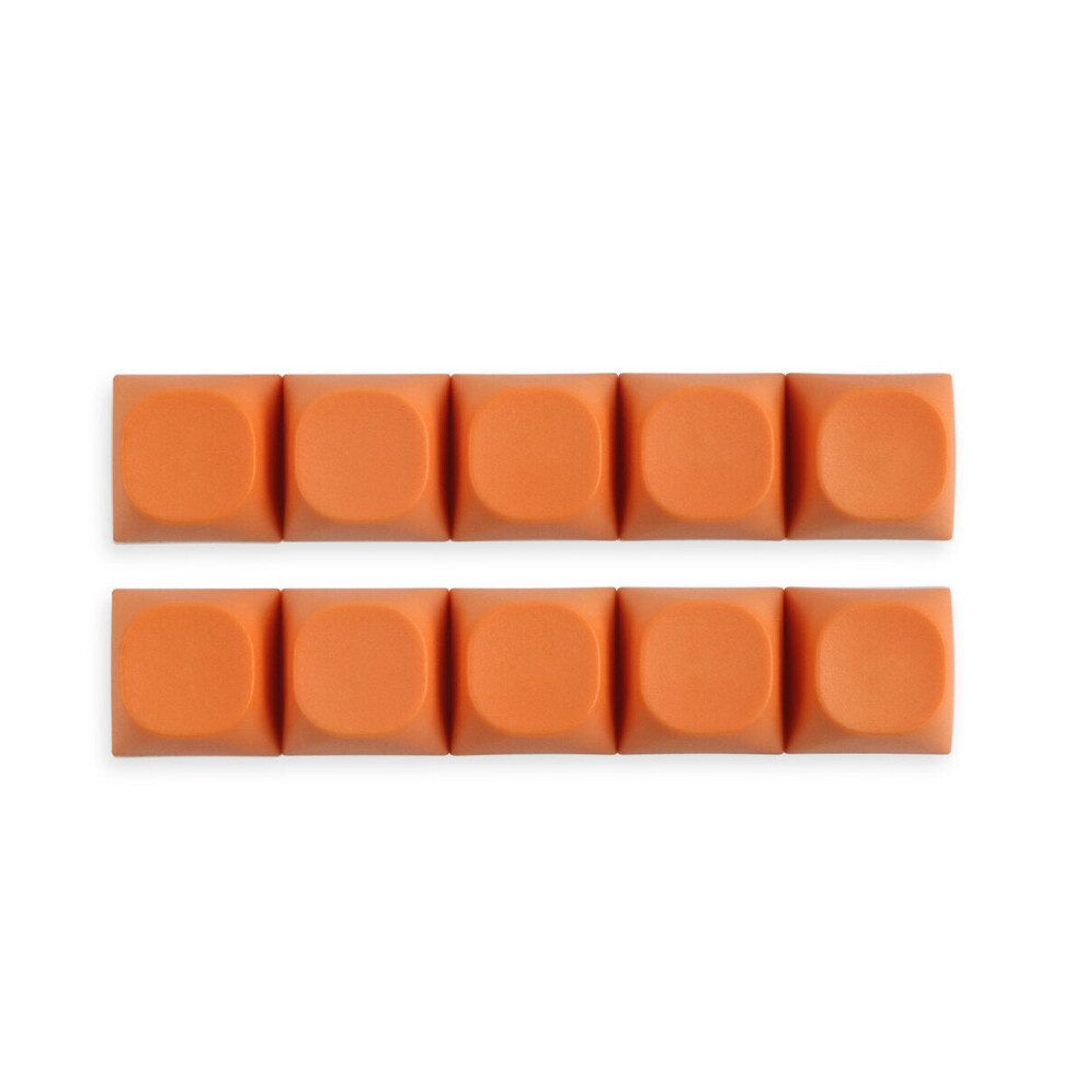 (Orange) 10 Pcs Candy Color Blank Keycap Set Ma Profile Pbt Keycaps For Mechanical Keyboards Orange 6112212752203