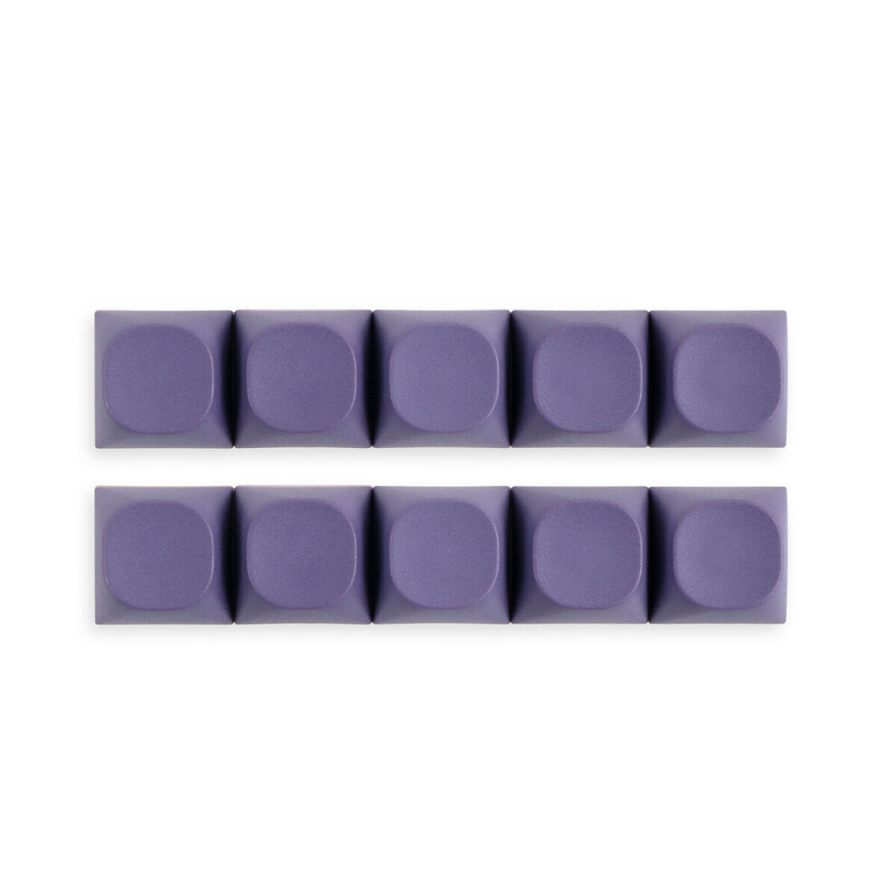 (Purple) 10 Pcs Candy Color Blank Keycap Set Ma Profile Pbt Keycaps For Mechanical Keyboards Purple 6112212752227