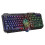 4-in-1 Keyboard Mouse Headset Mouse Pad Set USB Wired 104 Keys Cracked Keyboard Mouse Over-Ear Headset Mouse Pad Combo Set 10