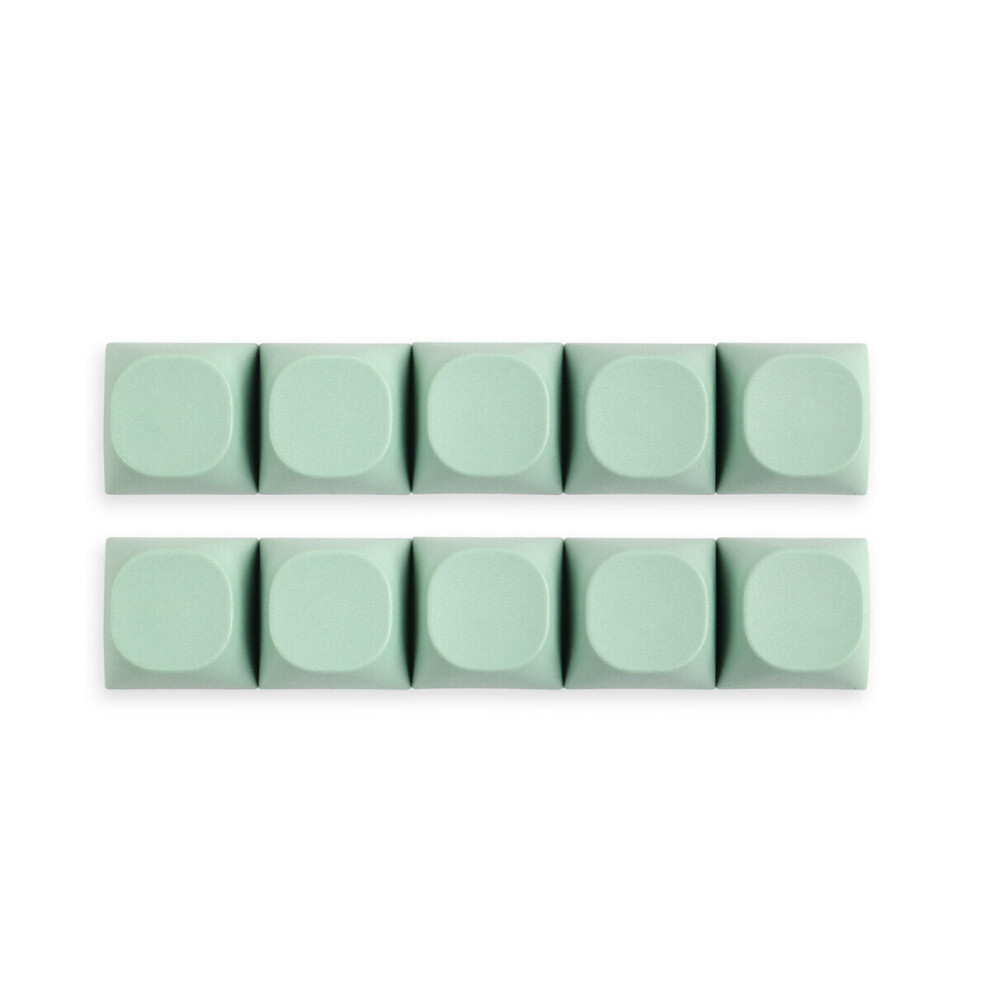 (Green) 10 Pcs Candy Color Blank Keycap Set Ma Profile Pbt Keycaps For Mechanical Keyboards Green 6112212752166