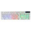 (Black) 4Pcs Gaming Kit 104 Keys 4-in-1 Keyboard Mouse Headset Mouse Pad Set 7