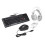 (White) 3-In-1 USB Wired Keyboard 1600DPI Mouse Colorful Headset Set Gaming Backlight Mechanical Keyboard Waterproof for Desktop Computer Notebook 10