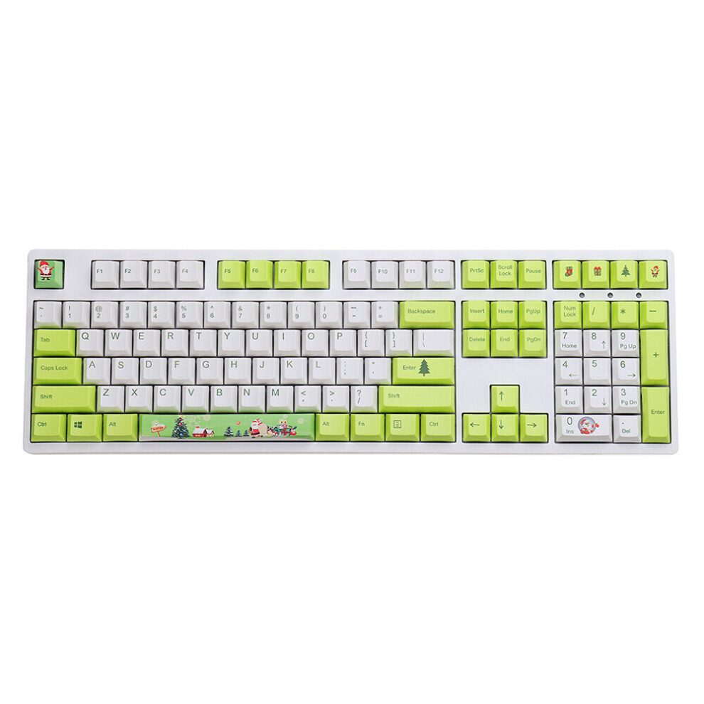 (130 Keys) 108/130 Keys Christmas Keycap Set Cherry Profile Pbt Sublimation Keycaps For Mechanical Keyboard 6112212797938