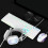 (White) 3-In-1 USB Wired Keyboard 1600DPI Mouse Colorful Headset Set Gaming Backlight Mechanical Keyboard Waterproof for Desktop Computer Notebook 6