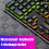 (White & Sound) 104 Keys USB Wired Gaming Keyboard and Mouse Set Waterproof Silent/Sound Changing Backlight Mouse for Computer Desktop Notebook 7