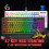 (White) 2.4G Wireless Keyboard 87 Keys Multimedia Function RGB Backlit Rechargeable Keyboard for Computer Laptop Home Office 9