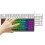 (White) 2.4G Wireless Keyboard 87 Keys Multimedia Function RGB Backlit Rechargeable Keyboard for Computer Laptop Home Office 5