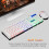 (Black) 104 Keys Circular KeyCap Backlit Gaming Keyboard and Mouse Combo 3