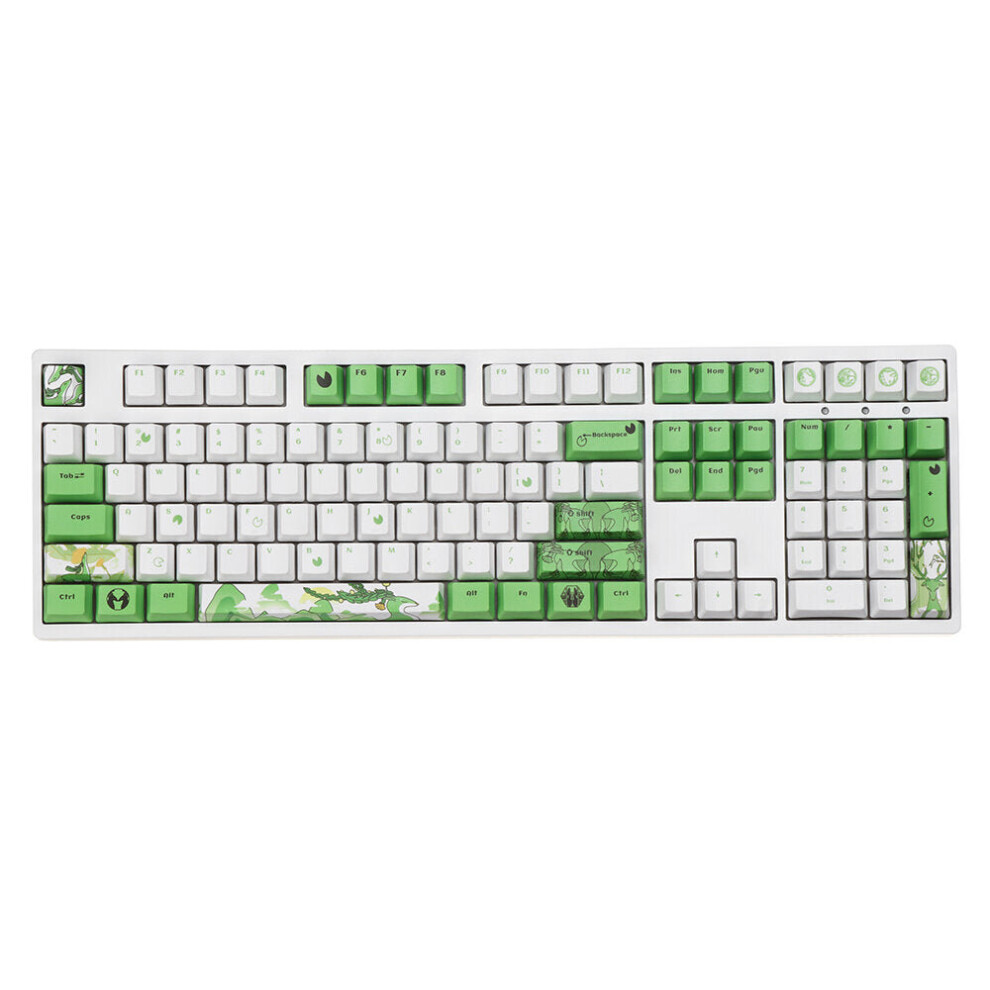 (The Wizard of OZ) 108 Keys Keycap Set OEM Profile PBT Five-sided Sublimation Keycaps for Mechanical Keyboard