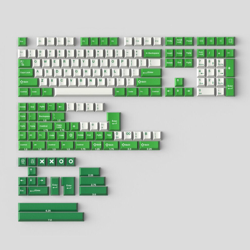 (Typewriter) 173 Keys Color Matching Abs Keycap Set Cherry Profile Two Color Molding Custom Keycaps For Mechanical Keyboards 6112212796412