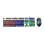 (White) 104 Keys Circular KeyCap Backlit Gaming Keyboard and Mouse Combo 15